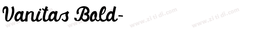 Vanitas Bold字体转换 Vanitas Bold字体转换